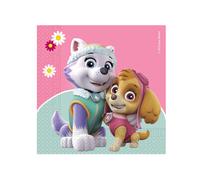 20 Paw Patrol Skye and Everest Paper Napkins 33 x 33 cm