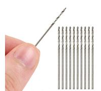 20 Pcs 1.0 mm Micro HSS Twist Drill Bit Set for Metal Wood Jewelry Drilling Diy Kit Rotary Hand Tools