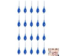 20 PCS 1.1mm Interdental Brushes, Interdental Brush Blue, Efficient Cleaning Between Teeth, Plaque Remover for Large Gaps, Dental Flosser for Healthy Teeth Gums, Ideal for Implants, Crowns