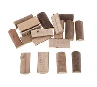 20 Pcs 15x35mm Rustic Small Wooden Wood Log Sticks Natural Tree Bark, for Home Decoration & Rustic Wedding DIY Crafts