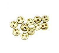 20 PCS 2 Hole Mini Metal Round Buttons Small Bread Buttons for Doll Clothes Bag Deoration Sewing Craft