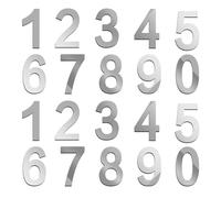 20 pcs 2 Inch Self-Adhesive Door Number Stickers 0-9 for Apartment Address