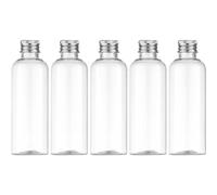 20 Pcs 250ML 500ML Plastic Juice Bottles With Lids Replication Portable Travel With Lids Plastic Bottles Suitable For Drinks Smoothies Juice Milk and Home Picnic Office (250ML,Silve)