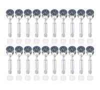 20 Pcs 3-in-1 Furniture Connection Kit, Connectors Fasteners, Zinc Alloy Furniture Cam Lock Fitting for Furniture, Bolts Assortment Kit for Cabinets Chairs Drawer