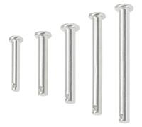 20 PCS 304 Stainless Steel Single Hole Clevis Pins,M4 M5 M6 Location Pin with Hole