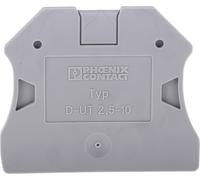 20 pcs - 3047028 Phoenix Contact D-UT 2.5/10 Series End Cover for Use with DIN R