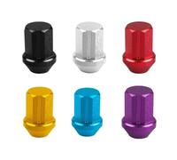 20 Pcs 35MM Wheel Lock Nuts Aluminum Alloy Small Lug Nut Corrosion Resistance Wheels Locking Fittings Racing Automobile Red 2 Type 2