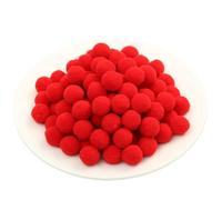 20 pcs 5cm Large Pom Poms Craft, Soft Fluffy Balls for DIY Decor (BR)