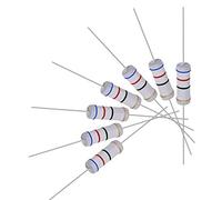 20 Pcs 62 Ohm Resistor, 3W 5% Tolerance Metal Oxide Resistors, Axial Lead, Flame Proof for DIY Electronic Projects and Experiments