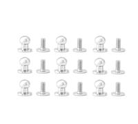 20 PCS 8 * 6mm Silver Round Head Copper Nail Solid Rivet Button Stud Screw Leather Craft Accessories