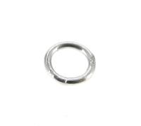 20 pcs .925 Sterling Silver 5mm Round Closed Soldered Jump Rings / 21 Gauge / 0.7mm Wire/Connector/Findings/Bright
