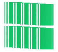 20 PCS A4 Project Folder, Plastic Display Folder, Presentation Folders with Clear Cover, Folders for Paperwork A4, Document Organiser, for Office School Report Document File (Green)