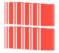 20 PCS A4 Project Folder, Plastic Display Folder, Presentation Folders with Clear Cover, Folders for Paperwork A4, Document Organiser, for Office School Report Document File (Red)