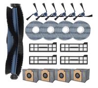 20 PCS Accessories for Eufy X10 Pro Omni Robot Vacuum, Replacement Parts Main Brush, Side Brush, Washable Filter, Mop Cloths, Dust Bag