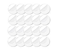 20 Pcs Acrylic Blanks Plexiglass Sheet,Round Discs Clear Perspects Sheets Glass Circle Boards,Transparent Panels,Circles Signs for Picture Frame Painting DIY Crafts Display Stand Projects
