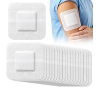 20 Pcs Adhesive Wound Dressings, 10cm x 10cm Breathable Plasters
