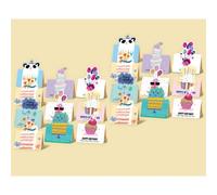 20 Pcs Assorted Kids Birthday Cards, Cute Handmade Pop-up Birthday Card Multipack, Thickened Cardstock Colourful Birthday Decor Bulk for Boys Girls Adults, 9.8 X 13.6 cm
