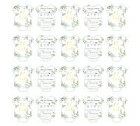 20 Pcs Baby Prediction Cards,Baby-Shower Games,Advice Gender Gifts Reveal Card,with Leaf Design,for New Parents Game Party Decorations and Fun Activity Celebrations,Mum-to-Be Baby's Shower Decoration