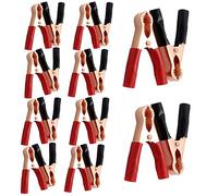 20 Pcs Battery Crocodile Clips 30A Terminal Test Battery Clamps Insulated Car Battery Pliers Clamps for Instrument Test Vehicle Battery Link