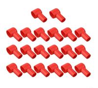 20 Pcs Battery Terminal Covers, 12x20 mm Rubber Boots Protective Cap for Positive Lug Connectors, Insulating Cable Ends for Car, Truck, SUV, Boat, Motorcycle, ATV