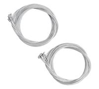 20 Pcs Bicycle Derailleur Shifter Cables Brake Cables Set, 10 Pcs 1.75M Bike Brake Cables with 10 Pcs Road Bike Shifter Cables, Mountain Bike Brake Line Bicycle Gear Cable Wire Cables