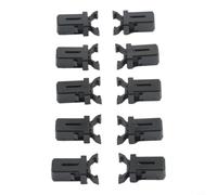 20 Pcs Bin Latch Repair Clip Self-locking Switch Replacement Catch For Trash Can Lid Touch Open Mechanism Black White(Black-10pcs)