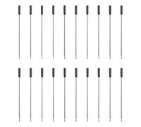 20 Pcs Black Ballpoint Pen Refills, 4.5 in Black Ink Pen Refills, Medium Size Tip 11.6 cm, Cross 8513 Compatible, Ball Pen Ink Cartridges, for Pen, Writing, Office