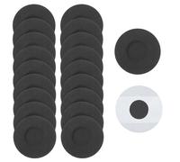 20 Pcs Black Libre 2 Sensor Covers, CGM Sensor Patchs Waterproof Adhesive Patches Compatible with Freestyle Libre 1/2/3, Breathable Without Glue Adhesive Glucose Monitor Protector for Swimming Sports