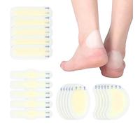 20 Pcs Blister Pads Soft Gel Blister Cushions 4 Styles Comfortable Blisters Bandages Adhesive Translucent Blisters Pads for Fingers Toes Forefoot Heel
