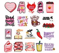 20 PCS Book Shoe Charms, Literary Croc Charm, PVC Shoe Decoration, Reading Theme Jibbitz for Crocs, Slides, Book Lover Gifts for Readers, Librarians, Students