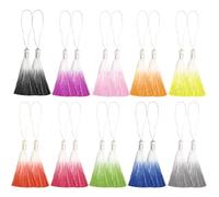 20 Pcs Bookmark Tassels - Colorful Silk Craft Accessories for Handmade Jewelry, DIY Projects & Bookmarks