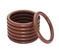 20 Pcs Brown Fluorine Rubber O-rings, 24mm Outer Diameter 2.5mm Wire Diameter