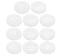 20 Pcs Cabinet Vent Ventilation Mesh Soffit Vents for Houses Exhaust Plastic Kitchen Accessories Door Cover Air for Sidewall(4.5x4.5cm)
