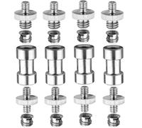 20 Pcs Camera Screw 1/4 to 3/8 Adapter Thread Adapter Set Camera Spigot Convert Mounting Screws Tripod Screw Compatible for Magic Arm Crab Clamp Ball Head Monopod Light Stand Quick Release Plate