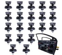 20 Pcs Car Interior Door Card Trim Clips Set, Car Panel Mounting Trim Clips, Auto Door Trim Fixing Clips, Plastic Bumper Fastener Clips for Golf 5, 6, 7, A4, A5, A6, Car Door Repair