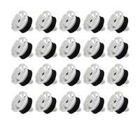20 Pcs Car Panel Clips,Cars Door Clip Trim Interior Card Doors Panels Cards Clipes Moulding Internal Trims Retainer Cover Auto Fixing Plastic Repair Instrument White Sturdy,for Peugeot Citroen Renault
