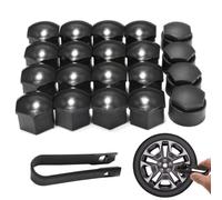 20 Pcs Car Wheel Nut Covers for Alfa Romeo Tonale SUV 2022+, Premium Plastic Auto Tyre Hub Bolt Protector Exterior Styling Replacement Accessories,17MM