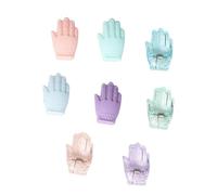 20 Pcs Cartoon Hand Clips Kraft Paper Clamp File Organizer Photo Paper Quilting Clips for Journaling Scrapbooking