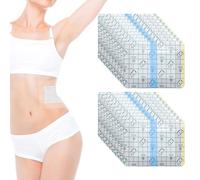 20 PCS Castor Oil Pack Wrap Kit,Self-Adhesive Castor Oil Patches,Waterproof Leak-Proof Pads,Disposable Patches No Wash for Home Work Travel(10x13 cm)