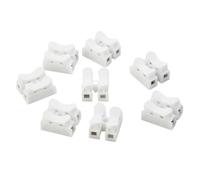 20 PCS CH2 Quick Splice Lock Wire Connectors Cable Clamp Terminal Block LED Strip Light Replace Electrical Tape Fire-resistant