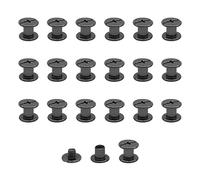 20 Pcs Chicago Screw Posts,M5*6mm Rivet Chicago Binding Screws Bright Black