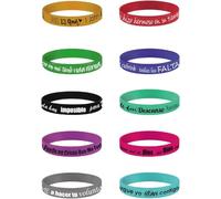 20 Pcs Christian Silicone Wristbands - Spanish Scripture Verses in 10 Styles - Religious Encouragement Bands for Daily Motivation