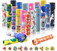 20 Pcs Classic Kaleidoscopes Vintage Kaleidoscope Toys, Return Gifts for Kids Birthday Mini Kaleidoscope Kit for School Classroom Prizes, Stock Stuffers Bag Fillers, Random Colors, 15 x 3.5cm