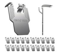 20 Pcs Claw Picture Hanger Hooks for Plasterboard Walls, No-Nails Drywall Picture Hanging Kit, Heavy Duty Hooks Hold Up to 40 lbs, Damage-Free Wall Hangers for Paintings, Mirrors, Photo Frames & Art