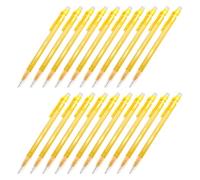 20 Pcs Clear Colorful Automatic Drawing Pencils with Small Eraser 0.7mm Mechanical Pencil Writing Pencils