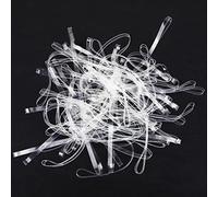 20 Pcs Clear Large Rubber Bands 10 Inch Hardly Degrade TPU Elastic Bands Heavy Duty Rubber Bands for Wrapping and Fixing