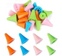 20 Pcs Colorful Knitting Needle Point Protectors, Cute Needle Tip Stoppers Cap Holders, Knit Needle Tip Covers for Stitching Knitting Crafts