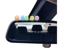 20 PCS Colorful Luminous Soot Sprites Car Decor Set,Rearview Mirror and Dashboard Accessories for Cute Anime Theme Interior Decor, Cute Anime Decor for Car Rearview Mirror. (Multi-Coloured)