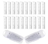20 Pcs Compatible with Tweezerman Facial Razor Refills, Stainless Steel Refills for Women Peach Fuzz Remover and Exfoliating Blades Smooth Radiant Skin