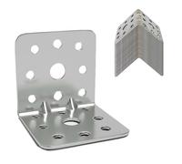 20 Pcs Corner Braces Brackets, Heavy Duty Angle Brackets, 40x40x40mm, 1.5mm Thick, Metal Steel Galvanised, L Shaped Bracket for Fixing and Repairing Furniture, DIY Project